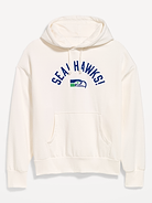 Image 4 of 5, Seattle Seahawks Oversized Pullover Hoodie for Adults