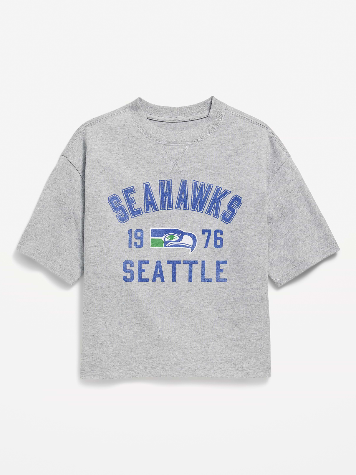 Image number 2 showing, Seattle Seahawks Oversized Boxy Graphic T-Shirt for Boys