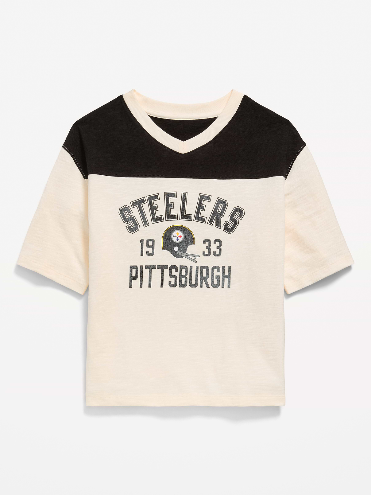 Image number 2 showing, Pittsburgh Steelers Oversized Graphic Football T-Shirt for Girls