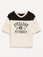 Image number 2 showing, Pittsburgh Steelers Oversized Graphic Football T-Shirt for Girls