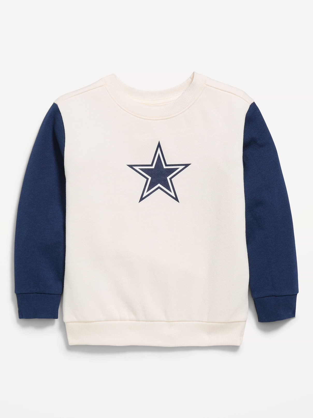 Image number 2 showing, Dallas Cowboys Oversized Crew-Neck Sweatshirt for Toddler Boys