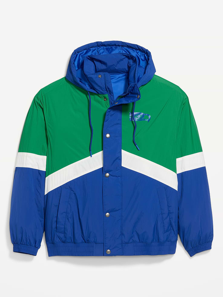 Image 5 of 6, Seattle Seahawks Oversized Jacket for Adults