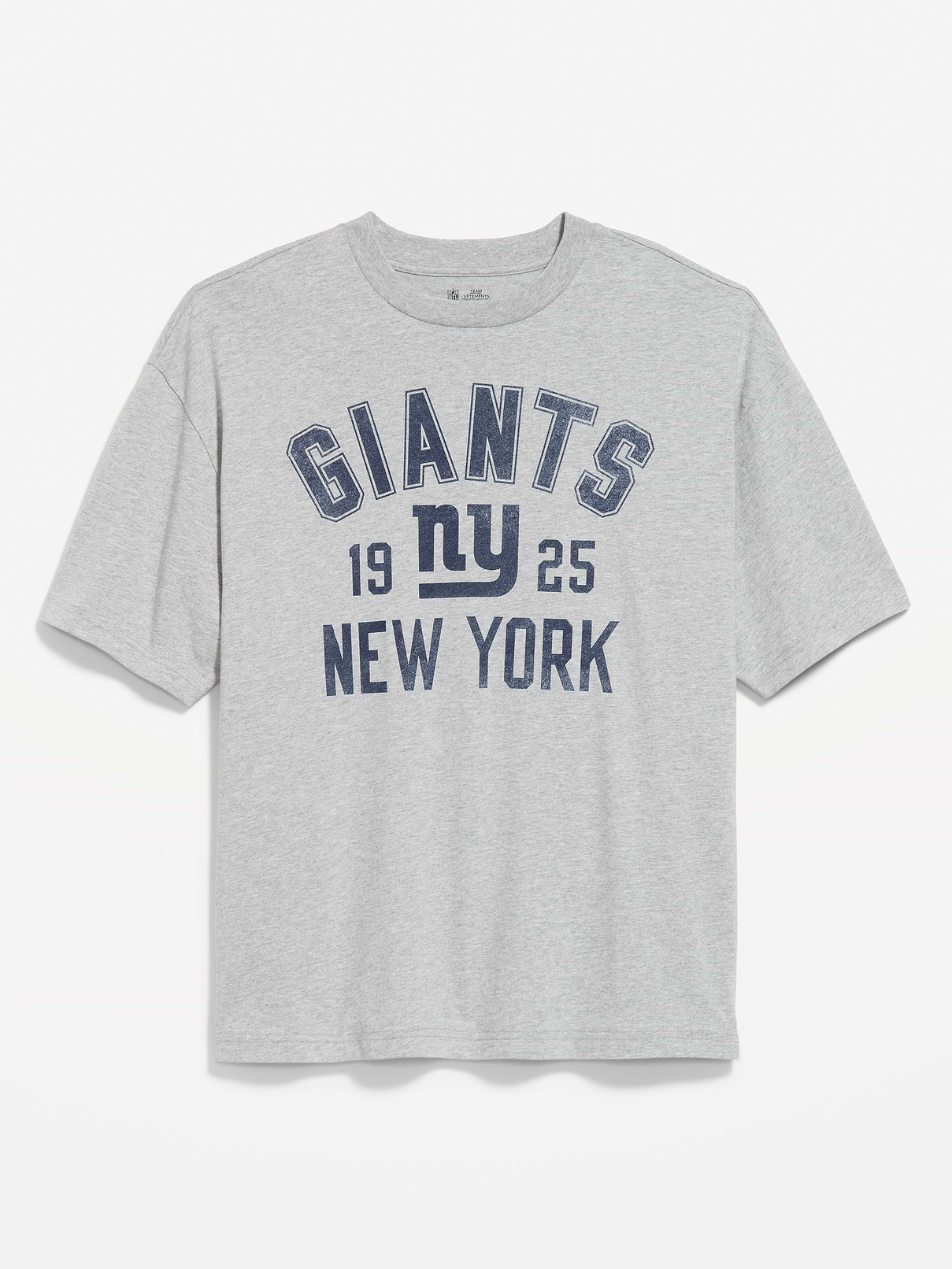 Image number 1 showing, New York Giants Oversized Graphic T-Shirt for Men