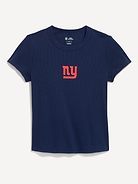 Image number 1 showing, New York Giants Snug Crop T-Shirt for Women
