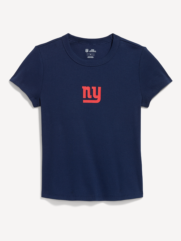 New York Giants Snug Crop T-Shirt for Women