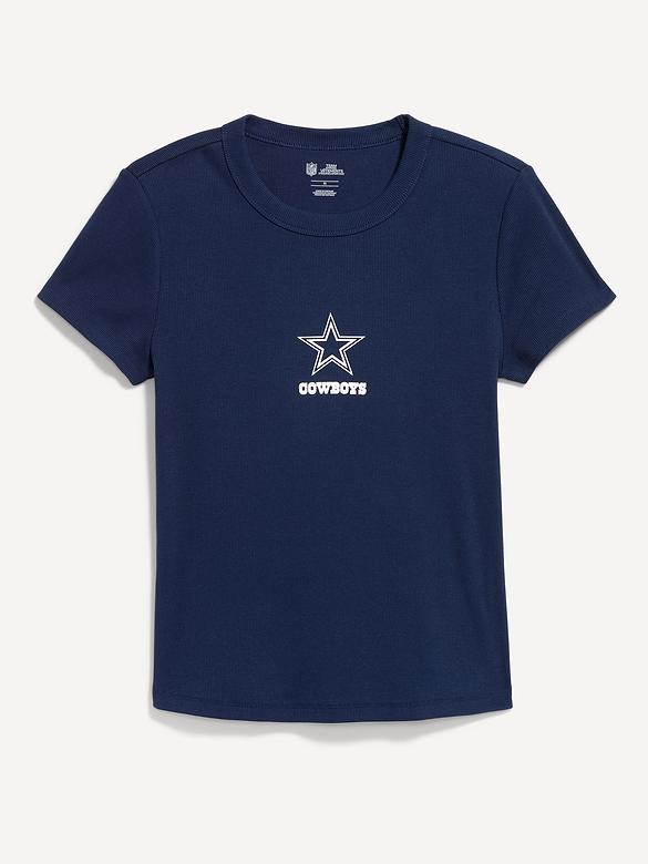 Dallas Cowboys Snug Crop T-Shirt for Women