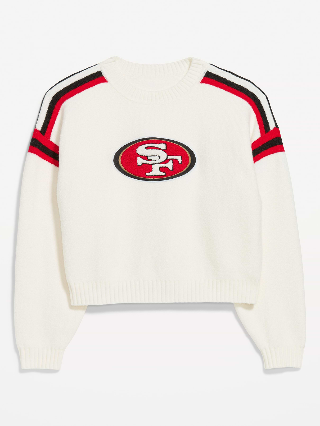 Image number 4 showing, San Francisco 49ers Cropped Sweater for Women