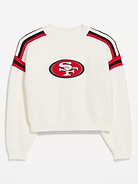 Image number 4 showing, San Francisco 49ers Cropped Sweater for Women