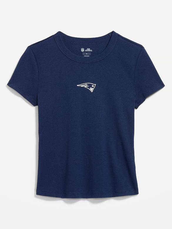 New England Patriots Snug Crop T-Shirt for Women