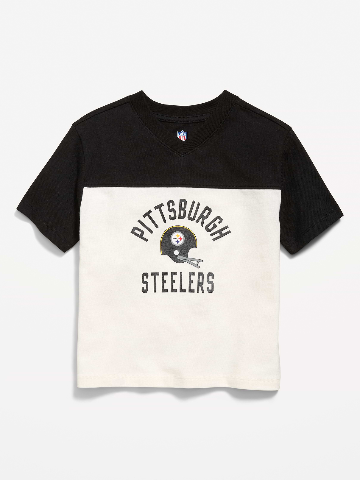 Image number 2 showing, Pittsburgh Steelers Oversized Graphic Football T-Shirt for Toddler Boys