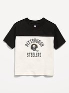 Image number 2 showing, Pittsburgh Steelers Oversized Graphic Football T-Shirt for Toddler Boys