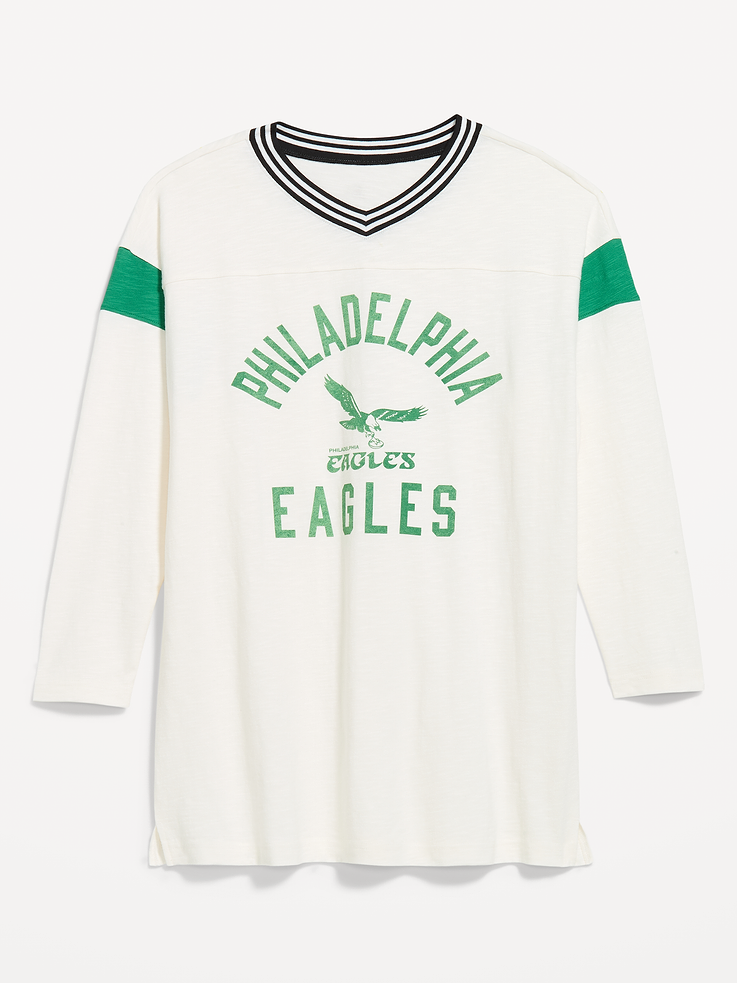 Image 4 of 5, Philadelphia Eagles Oversized Mini Football Dress for Women
