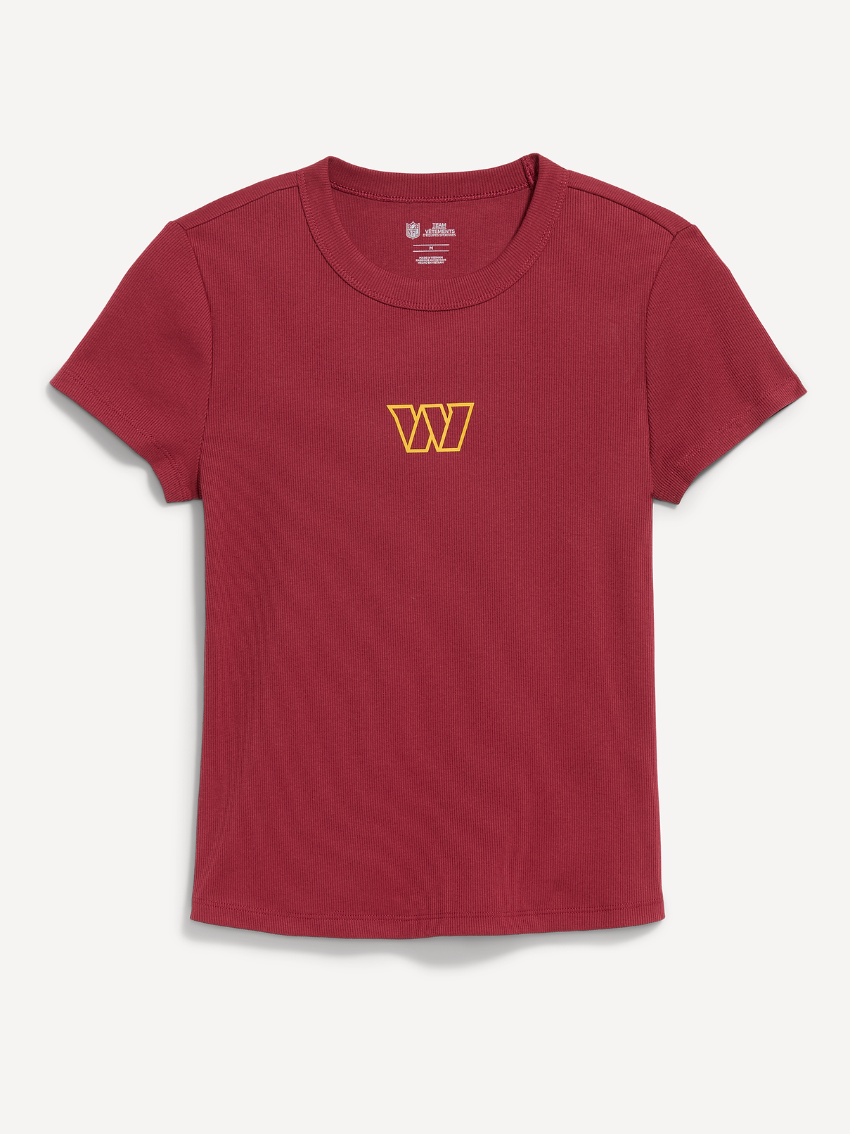 Image number 1 showing, Washington Commanders Snug Crop T-Shirt for Women