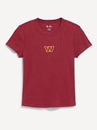 Image number 1 showing, Washington Commanders Snug Crop T-Shirt for Women