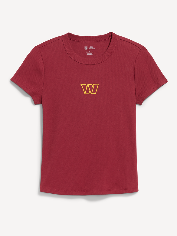 Washington Commanders Snug Crop T-Shirt for Women