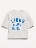 Image number 2 showing, Detroit Lions Oversized Boxy Graphic T-Shirt for Boys