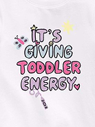 Image number 2 showing, Giving Toddler Energy Short Sleeve Graphic T-Shirt For Toddler