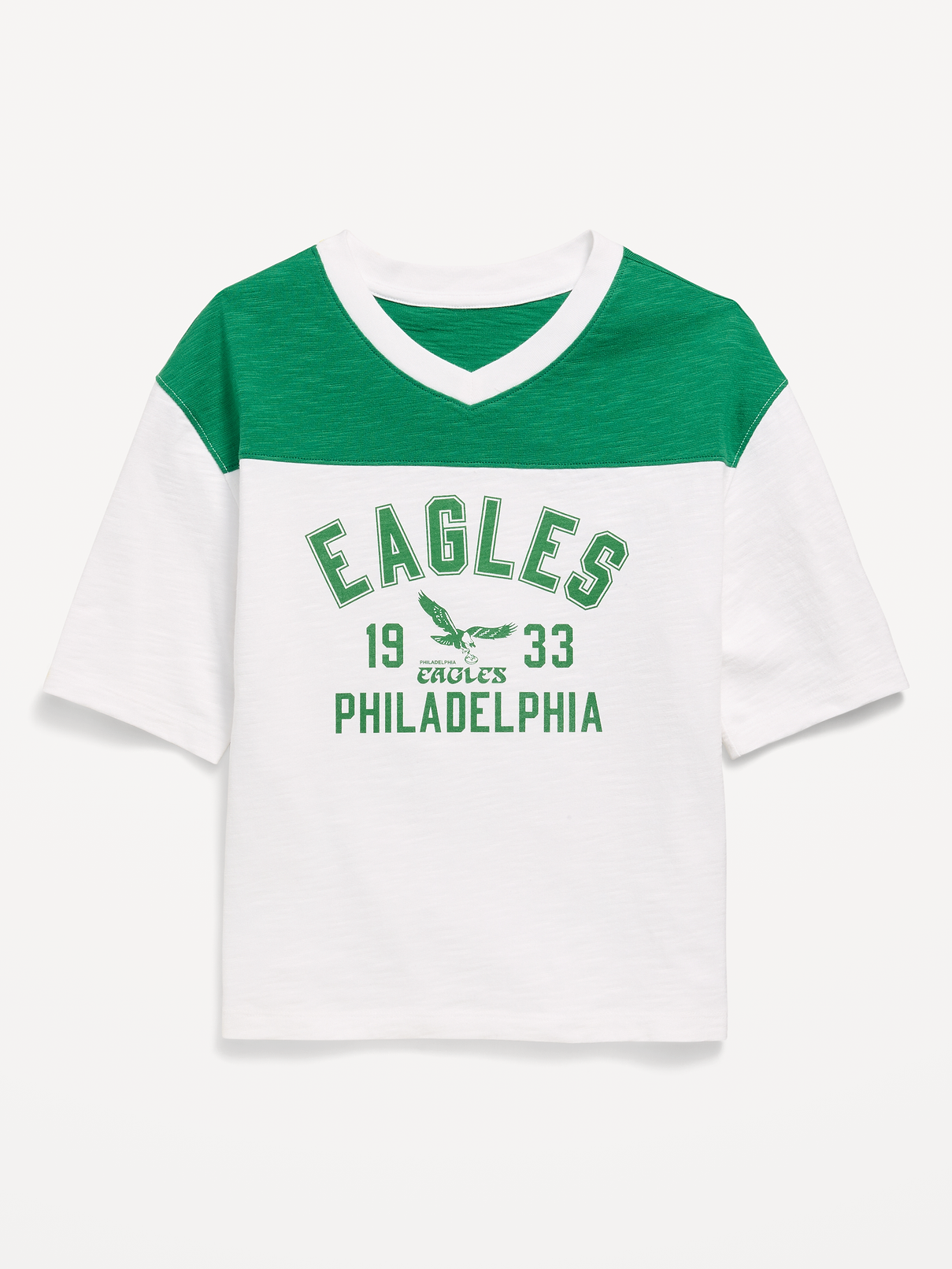 Image number 2 showing, Philadelphia Eagles Oversized Graphic Football T-Shirt for Girls
