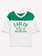 Image number 2 showing, Philadelphia Eagles Oversized Graphic Football T-Shirt for Girls