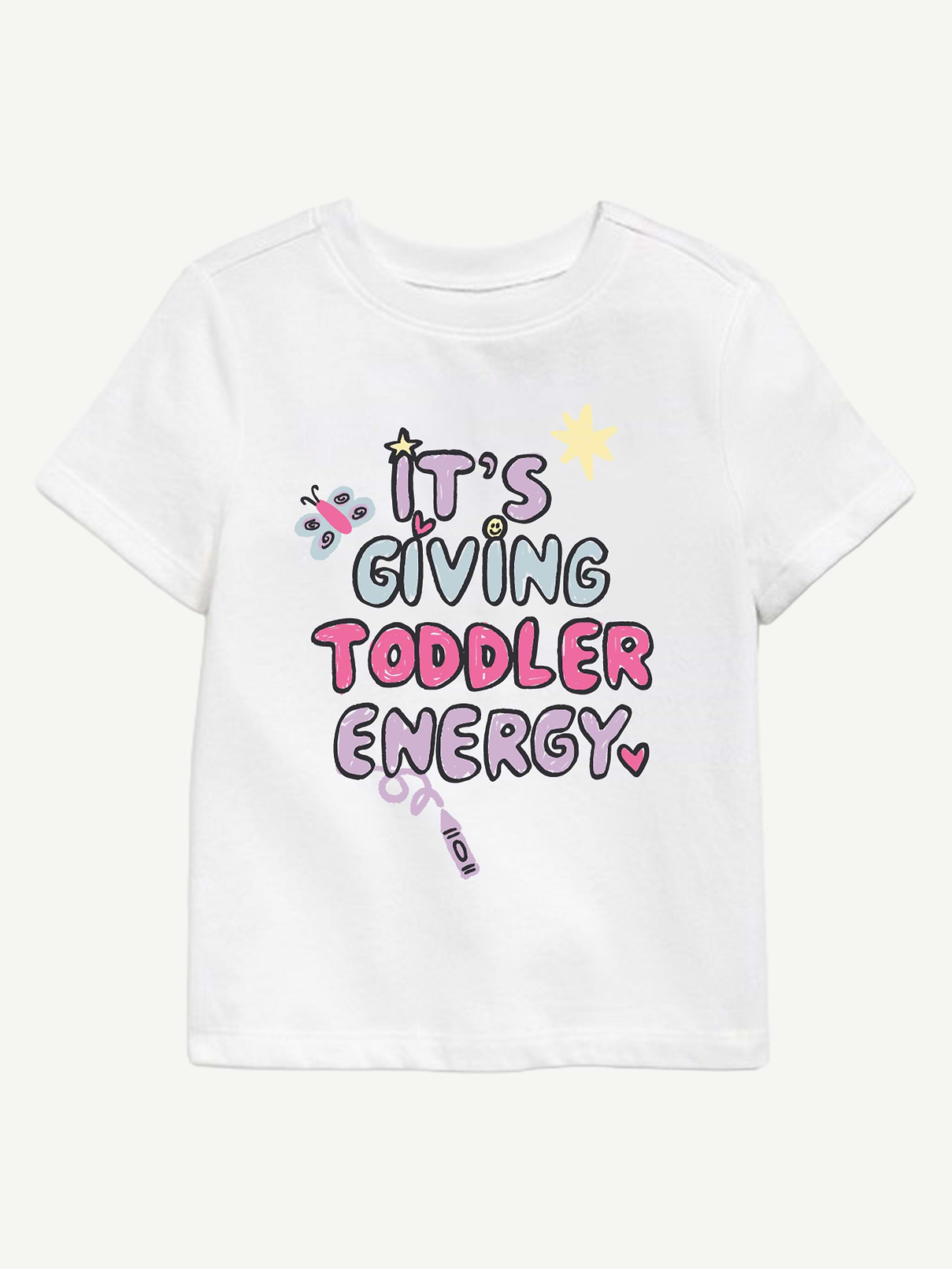 Image number 1 showing, Giving Toddler Energy Short Sleeve Graphic T-Shirt For Toddler