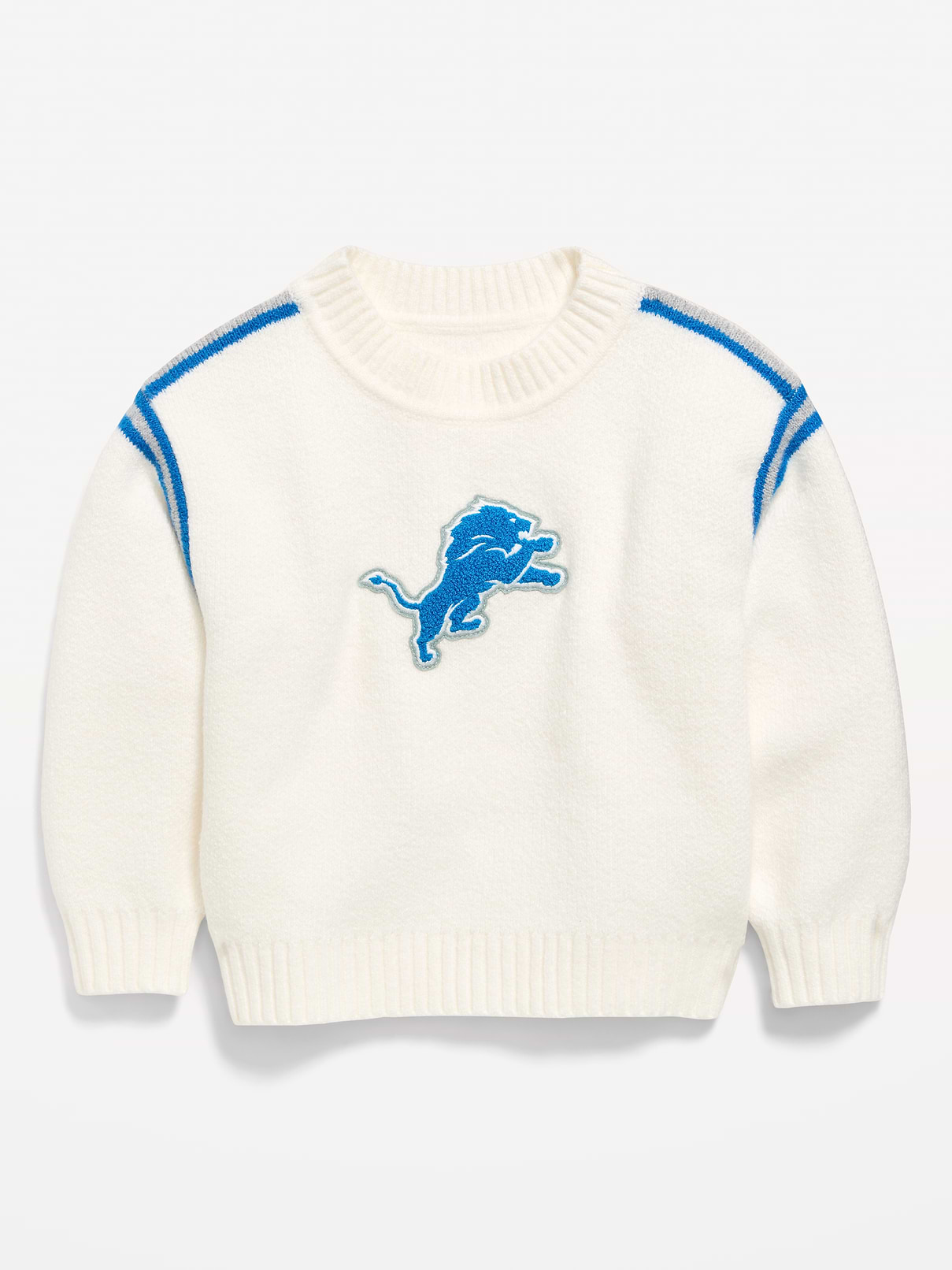 Image number 2 showing, Detroit Lions Crew-Neck Sweater for Toddler Girls
