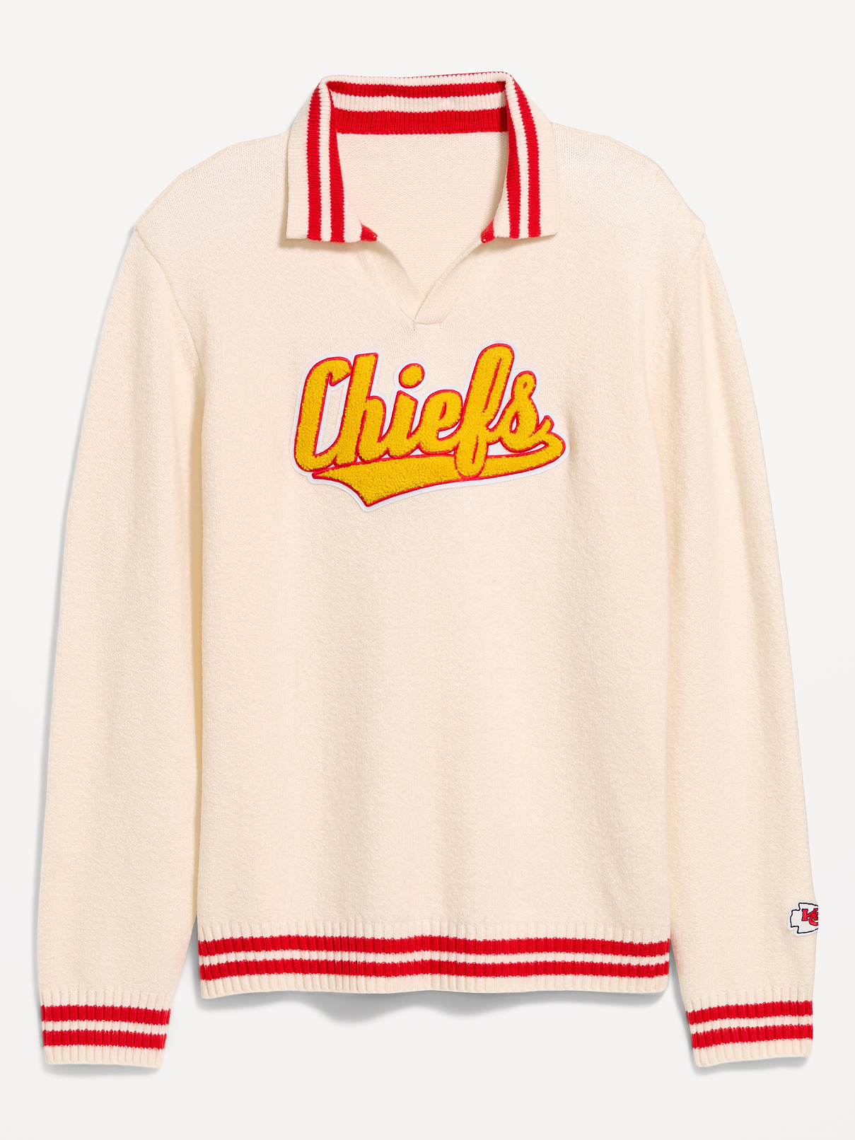 Image number 4 showing, Kansas City Chiefs Collared Sweater for Men