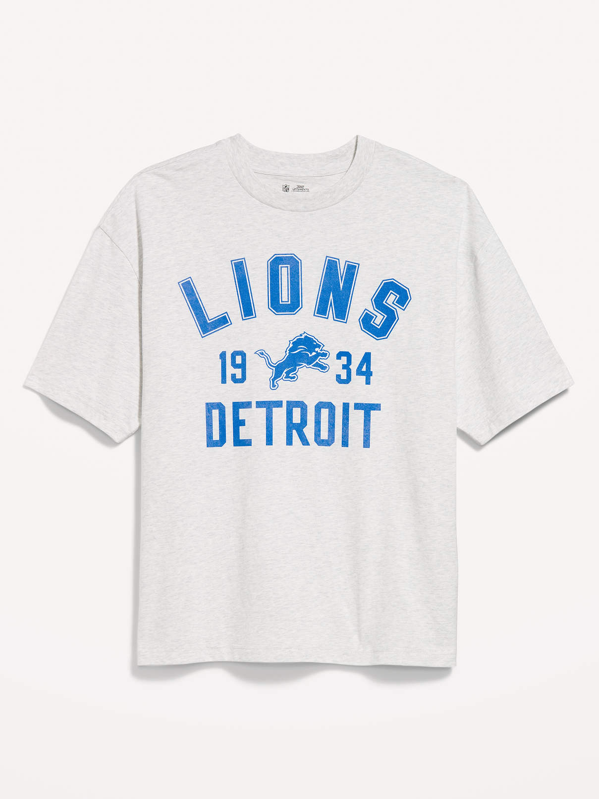 Image number 2 showing, Detroit Lions Oversized Graphic T-Shirt for Men