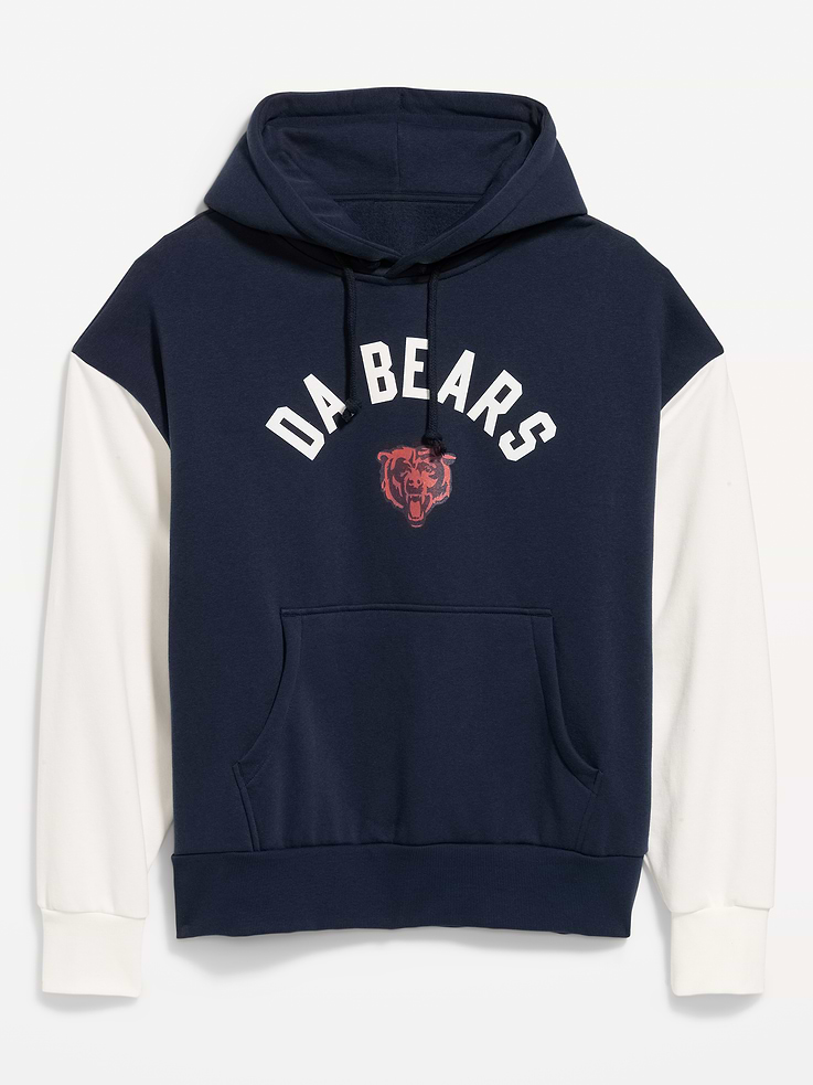 Image 4 of 5, Chicago Bears Oversized Pullover Hoodie for Adults