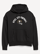 Image 4 of 5, Pittsburgh Steelers Oversized Pullover Hoodie for Adults
