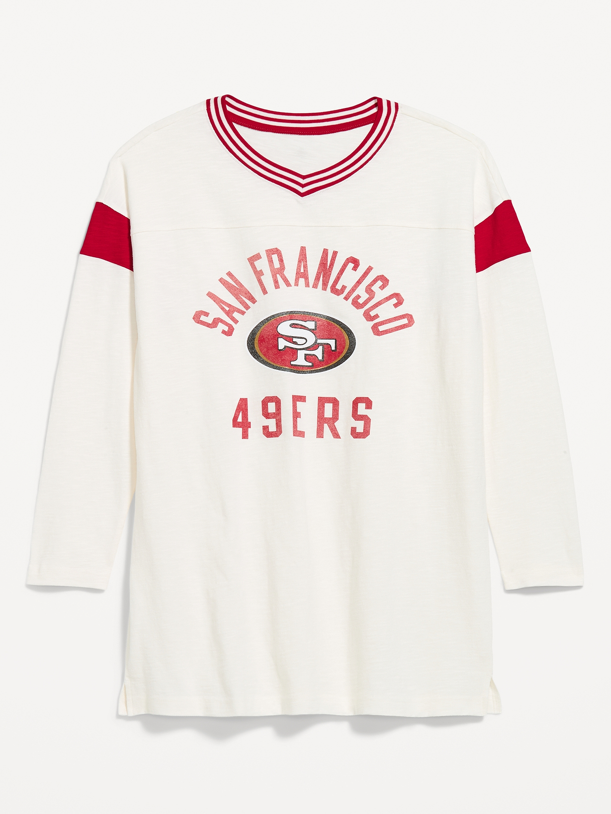 San Francisco 49ers Oversized Mini Football Dress for Women | Old Navy