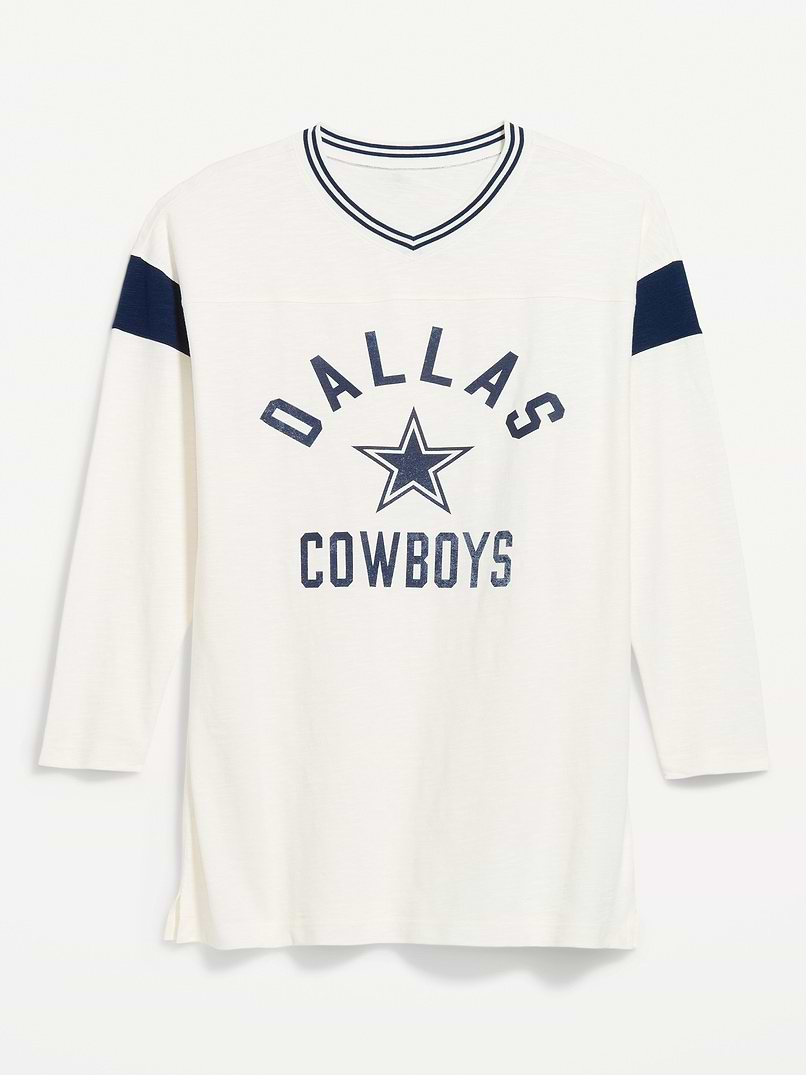 dallas cowboys pink jersey dress Oversized Mini Football for Women Pre-Order