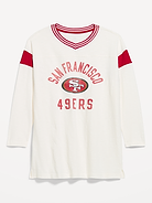Image number 4 showing, San Francisco 49ers Oversized Mini Football Dress for Women