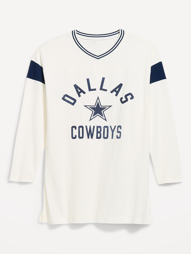 Image 4 of 5, Dallas Cowboys Oversized Mini Football Dress for Women