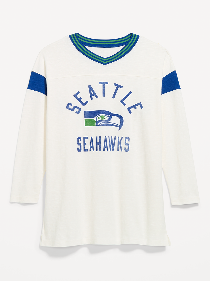 Image 4 of 5, Seattle Seahawks Oversized Mini Football Dress for Women