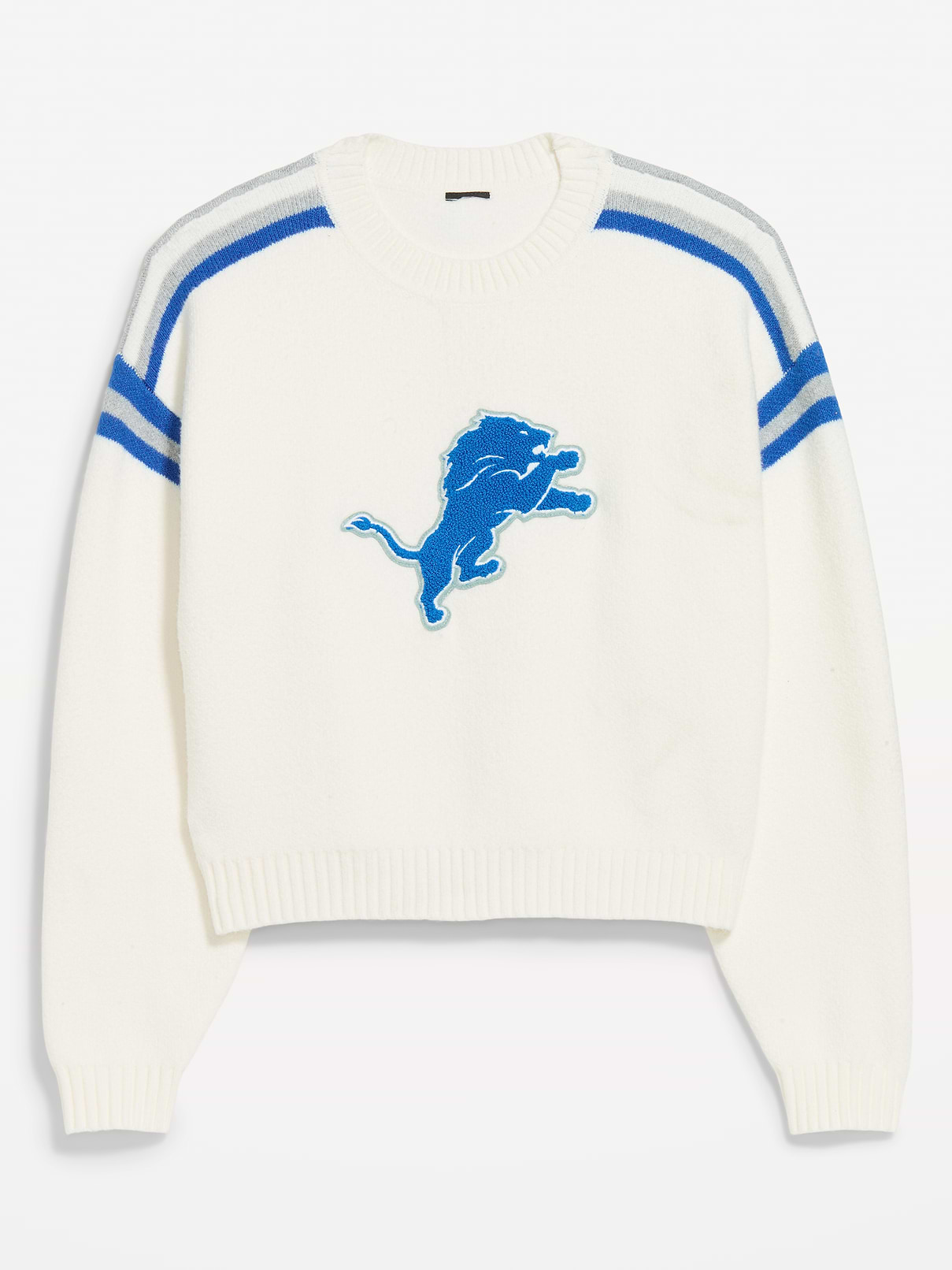 Image number 4 showing, Detroit Lions Cropped Sweater for Women