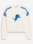 Image number 4 showing, Detroit Lions Cropped Sweater for Women