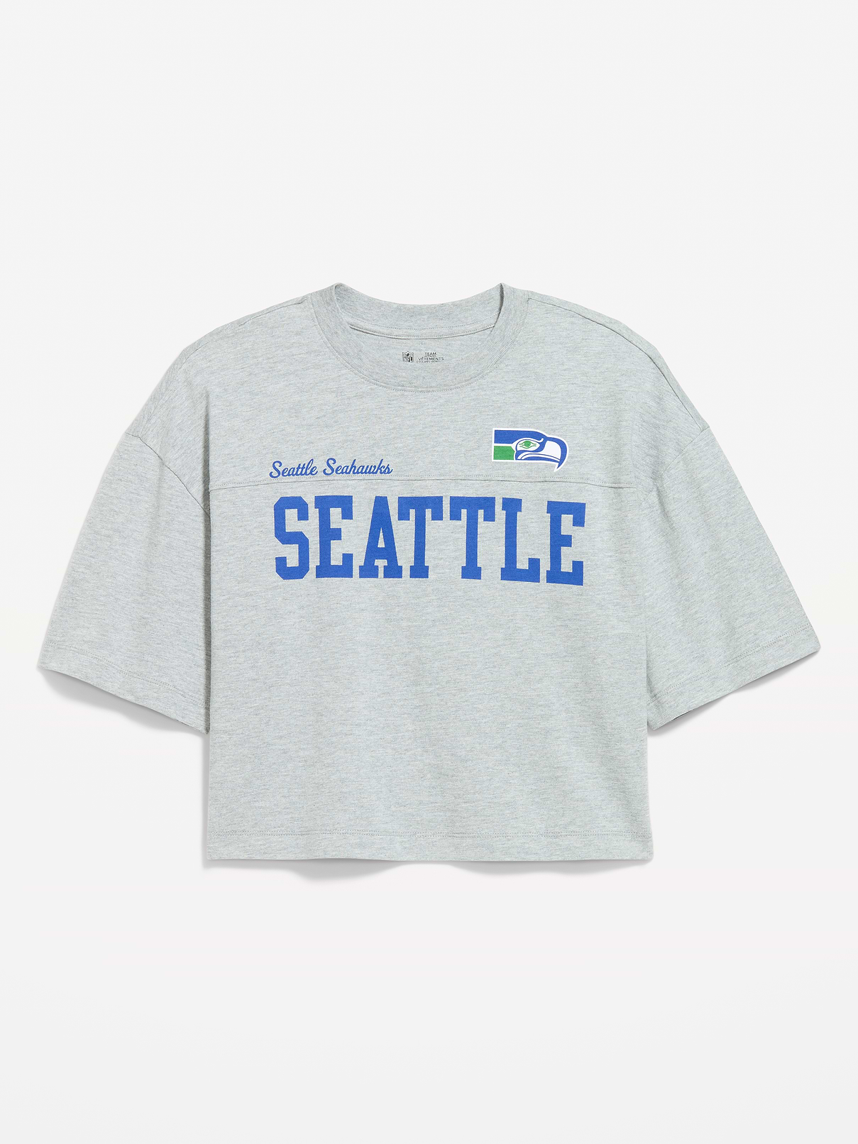 Image number 4 showing, Seattle Seahawks Vintage Oversized T-Shirt for Women