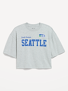 Image number 4 showing, Seattle Seahawks Vintage Oversized T-Shirt for Women
