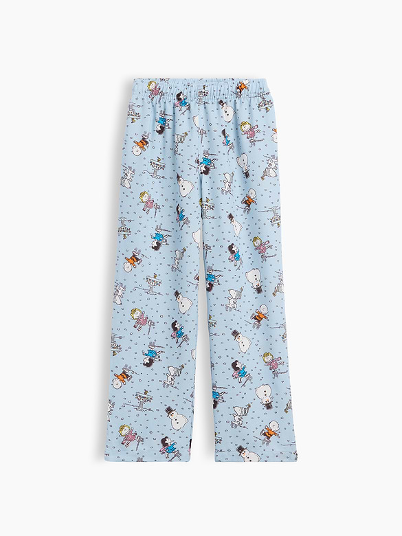 GapKids Peanuts Print Flannel PJ Pants