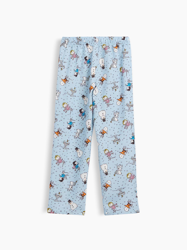 Image number 3 showing, GapKids Peanuts Print Flannel PJ Pants