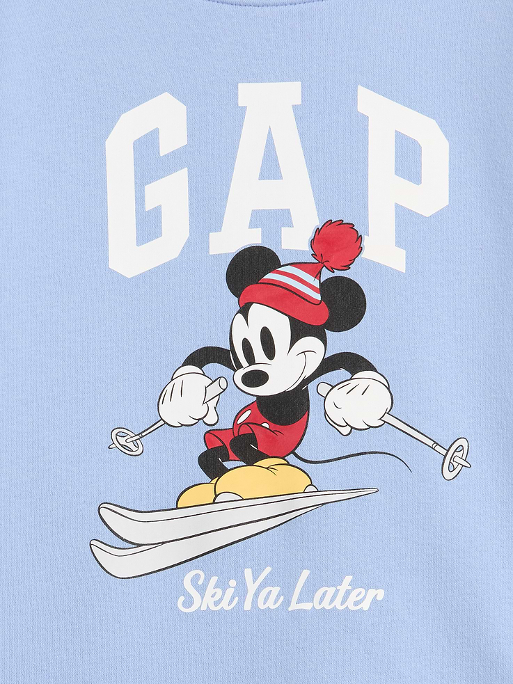 Image number 2 showing, GapKids × Disney Relaxed Wedge Logo Sweatshirt