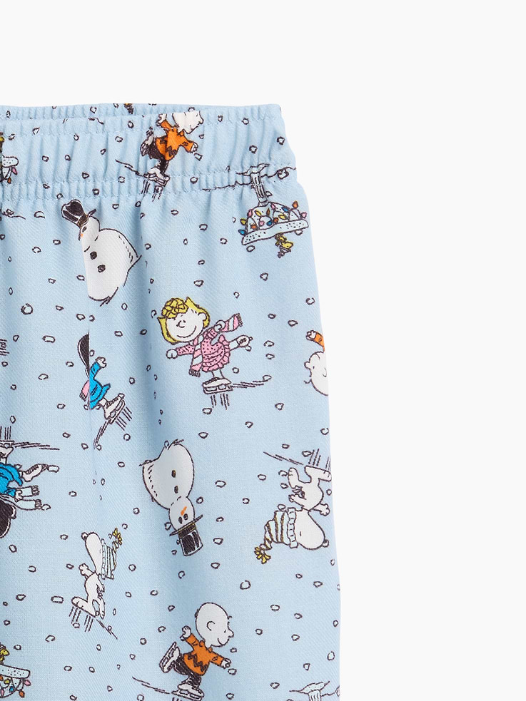Image number 2 showing, GapKids Peanuts Print Flannel PJ Pants