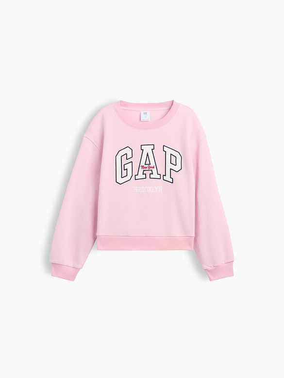 Kids Relaxed Wedge Gap Logo Sweatshirt