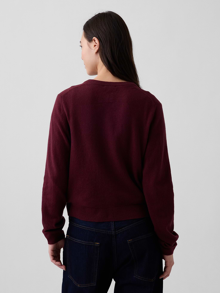 Image number 3 showing, CashSoft Crop Cardigan