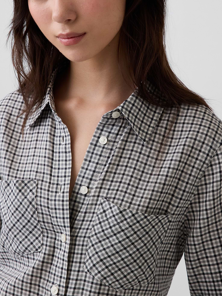 Image number 4 showing, Plaid Western Shirt