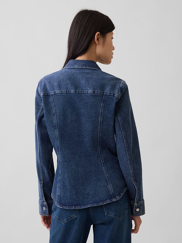 Denim Fitted Shirt
