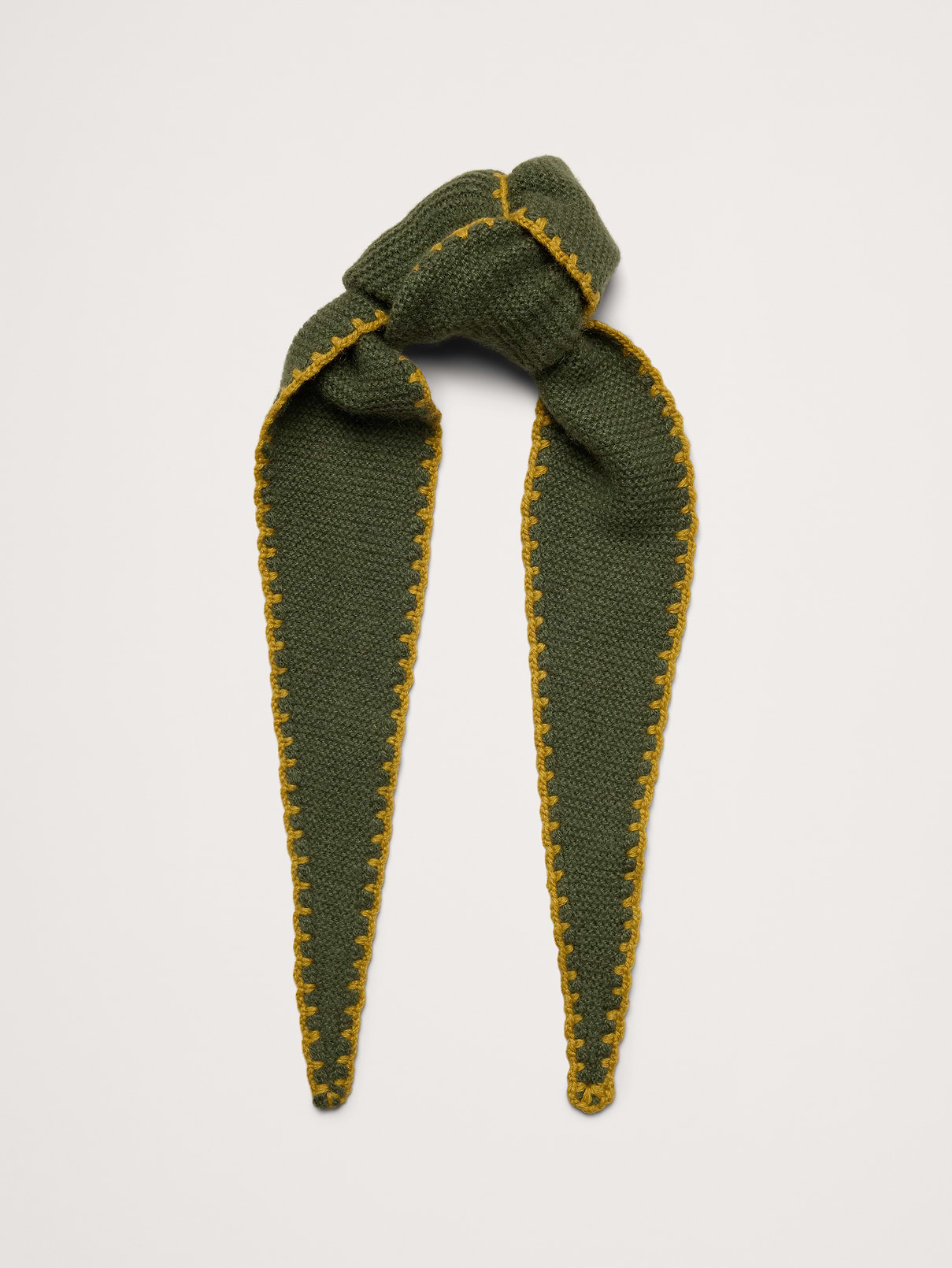 Stitch Thin Neck Scarf By Vismaya