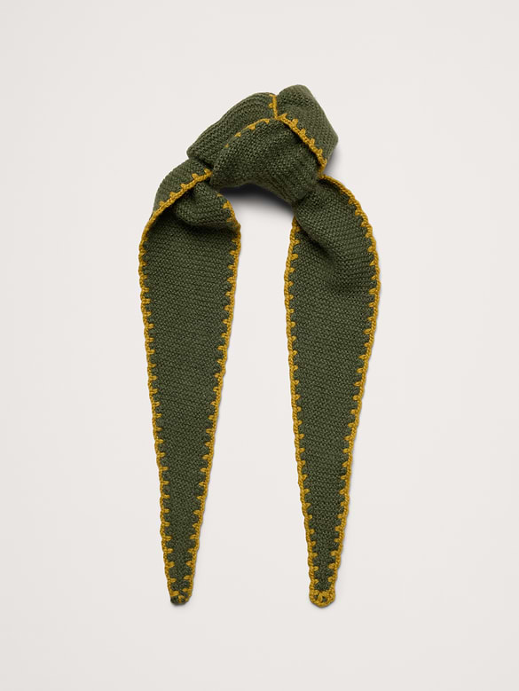 Stitch Thin Neck Scarf By Vismaya