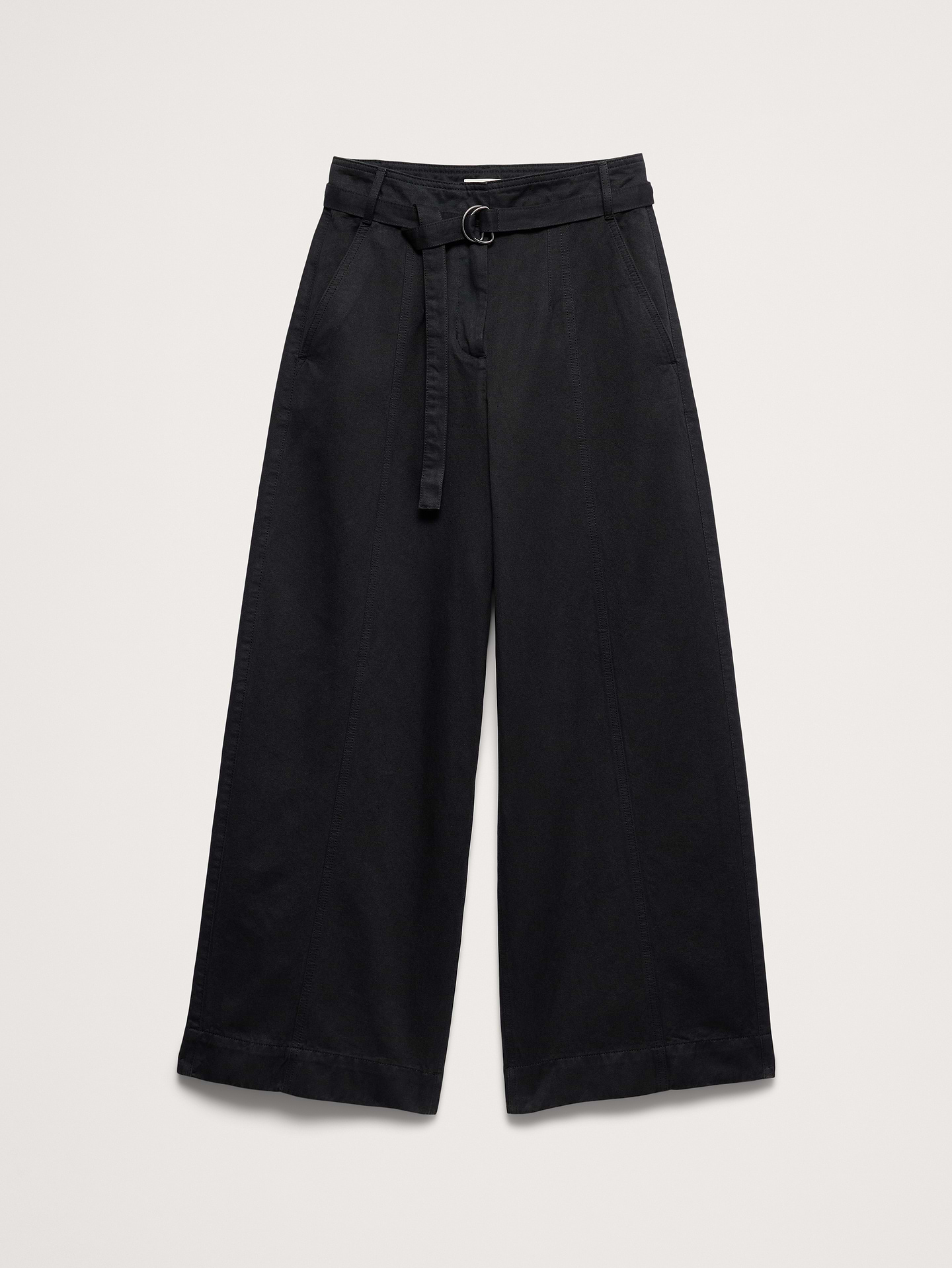 L'image numéro 5 présente Pantalon utilitaire à jambe large et taille haute