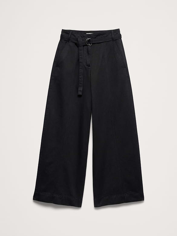 High-Rise Wide-Leg Utility Pant